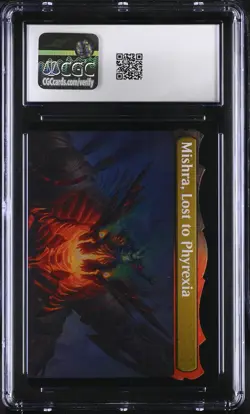 MISHRA, CLAIMED BY GIX The Brothers' War Foil Mythic CGC 7.5 MTG EDH [NOS] - Image 2