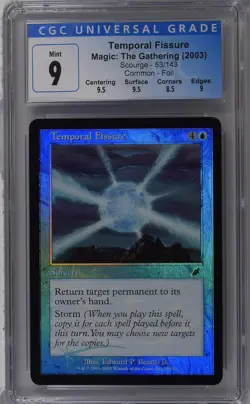 TEMPORAL FISSURE Scourge Foil C CGC 9 MTG [Nostalgium] - Image 1