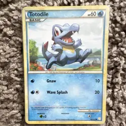 Pokemon TCG Totodile Croconaw Card Lot 86/123 17/30 2010 Nintendo English - Image 3