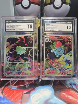 Pokemon Bulbasaur and Ivysaur AR set 064 065/063 M1L Mega Brave Japanese Set - Image 1