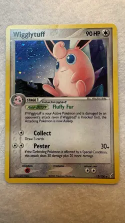 Wigglytuff 13/100 Holo Rare, EX Crystal Guardians, Pokemon Card, NM (Wig-001) - Image 2