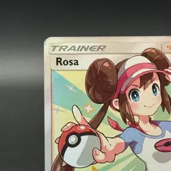 Pokemon TCG Rosa Full Art Holo Trainer Ultra Rare 236/236 Sm-Cosmic Eclipse - Image 3
