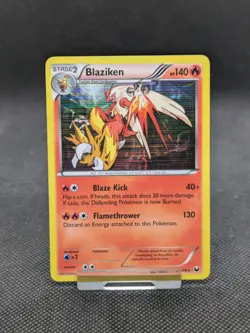 Blaziken HOLO RARE 17/108 BW Dark Explorers Pokemon 2012 LP-NM - Image 1