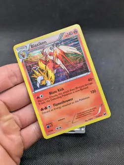 Blaziken HOLO RARE 17/108 BW Dark Explorers Pokemon 2012 LP-NM - Image 2