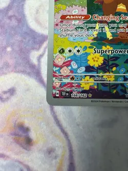 Pokemon - Sawsbuck 166/162 (SV05: Temporal Forces) Holo - Image 4
