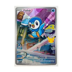 Piplup 42 ME Black Star Promo Holofoil Pokemon Card NM/M - Image 1