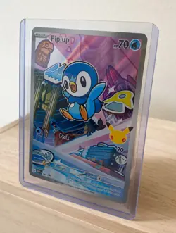 Piplup 42 ME Black Star Promo Holofoil Pokemon Card NM/M - Image 3