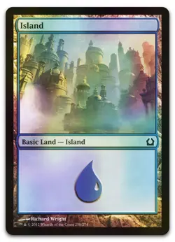 Island (258) #258 (Foil) (NM) Return to Ravnica RTR Magic MTG - Image 1