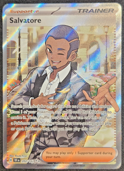 Salvatore 202/162 2024 Pokemon Temporal Forces Full Art Ultra Rare NM - Image 1
