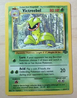 Pokemon Cards Victreebel 30/64 Jungle WOTC Rare LP - Image 1