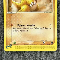 Vintage Pokemon EX Sandstorm Sandshrew 75/100 Common NM - Image 4