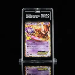 2021 POKEMON SWSH CELEBRATIONS CLASSIC COLLECTION #54/99 MEWTWO EX TAG 10 - Image 1