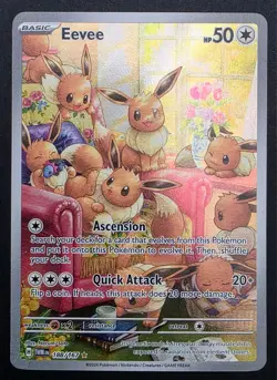 Pokemon: SV06 Twilight Masquerade Eevee 188/167 Illustration Rare - NM - Image 1