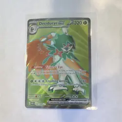 Pokemon Decidueye EX POR 100/088 Holo EX Rule 320 HP 240 Attack - Image 1