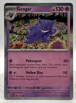 Pokemon TCG - Gengar 94/165 Scarlet & Violet 151 Holo, EN, NM+ - Image 1