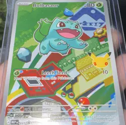 Pokemon TCG Bulbasaur Promo 037 Starter Pokemon - Image 1
