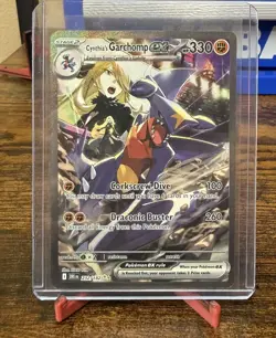 Pokemon Cynthia's Garchomp EX Special Illustration Rare 232/182 Sv10 Holo 330 HP - Image 1