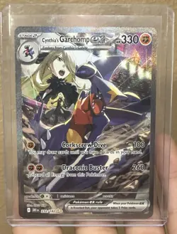 Pokemon Cynthia's Garchomp EX Special Illustration Rare 232/182 Sv10 Holo 330 HP - Image 2