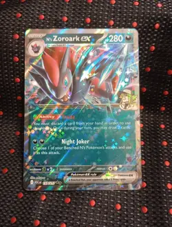 N's Zoroark ex 137/217 Double Rare ME: Ascended Heroes Pokemon NM - Image 1