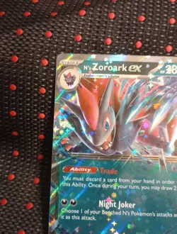 N's Zoroark ex 137/217 Double Rare ME: Ascended Heroes Pokemon NM - Image 2