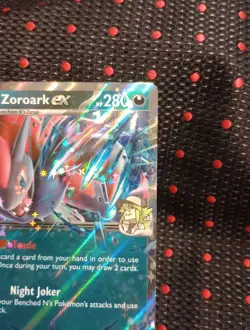 N's Zoroark ex 137/217 Double Rare ME: Ascended Heroes Pokemon NM - Image 3