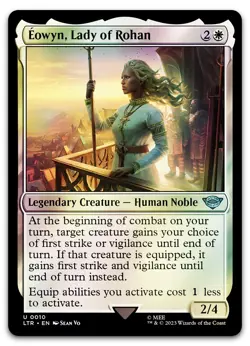 Eowyn, Lady of Rohan #10 (Foil) (NM) Lord of the Rings LTR Magic MTG - Image 1