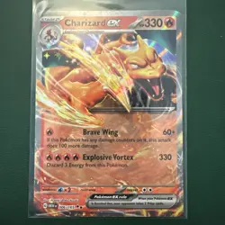 Charizard ex 006/165 Pokemon Card Double Rare Holo SV 151 NM - Image 1