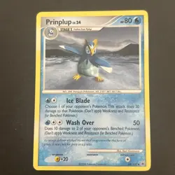 Prinplup LV.24 44/100 Regular Diamond & Pearl: Majestic Dawn Pokemon TCG NM 2008 - Image 1