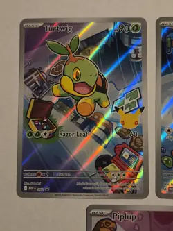 Pokemon TCG First Partner Illustration Collection Chimchar, Turtwig, Piplup - Image 2