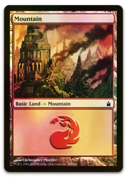 Mountain (300) #300 (Foil) (LP) Ravnica City of Guilds RAV Magic MTG - Image 1