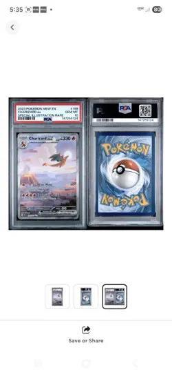 Pokemon Charizard ex 151 MEW EN Special Illustration Rare #199 PSA 10 Gem Mint - Image 3