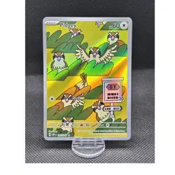 Pokemon Pidgey 207/197 Illustration Rare Holo 60 HP Gust SV03: Obsidian Flames - Image 1