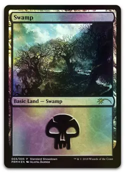 Swamp (Alayna Danner) #3 (Foil) (NM) Standard Showdown SSP Magic MTG - Image 1