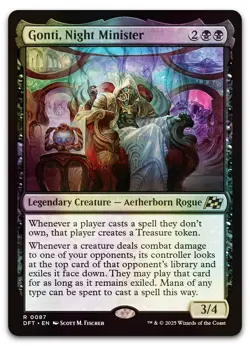 Gonti, Night Minister #87 (Foil) (NM) Aetherdrift DFT Magic MTG - Image 1