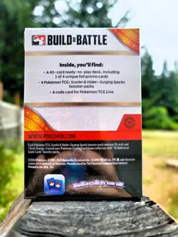 Pokemon Scarlet and Violet Surging Sparks Build & Battle Box Factory Sealed - Image 2