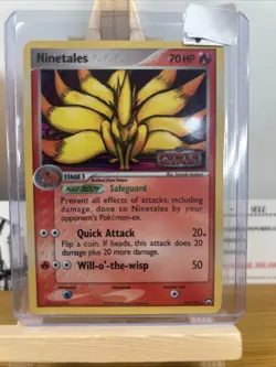 Ninetales Pokemon • Rare • 19 EX Power Keepers - Image 2