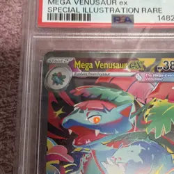 Pokemon Mega Venusaur EX Special Illustration Rare Holo 380 HP 177/132 PSA 9 - Image 5