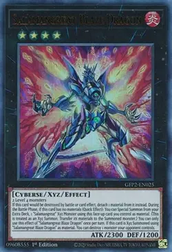 Yugioh - Salamangreat Blaze Dragon (Ultra Rare) (1st Edition) - GFP2-EN025 (P) - Image 1