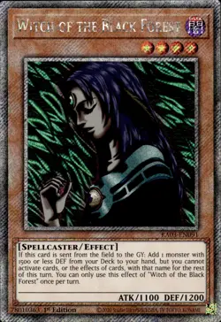 Witch Of The Black Forest - Platinum Secret Rare 1st Ed RA03-EN091 - NM - YuGiOh - Image 1