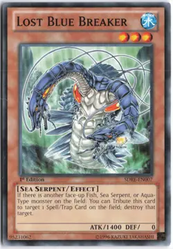 Yugioh - Lost Blue Breaker SDRE-EN007 1st Edition - Structure Deck: Realm of the - Image 1
