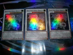 3x Blue-Eyes Spirit Dragon 1st Edition Super Rare RA02-EN030 Yu-Gi-Oh! - Image 1