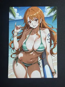 Goddess Story - Nami [One Piece] Custom ACG Sexy Waifu Anime Card - Image 1
