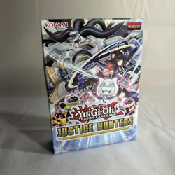 TCG 2025 Yugioh Justice Hunters 1st Edition mini Box 4-Packs Sealed New - Image 1