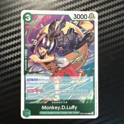 Monkey.D.Luffy OP14-034 One Piece The Azure Sea's Seven Rare Near Mint - Image 1