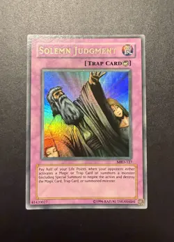 Solemn Judgment MRD-127 Metal Raiders-Unlimited NM-LP Ultra Rare Yugioh - Image 1