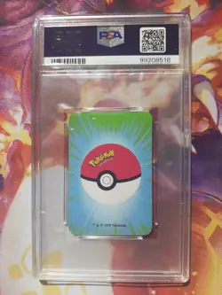 1999 Bicycle Pokemon Mini Playing Card Green Deck 3 of Hearts Squirtle PSA 9Mint - Image 2