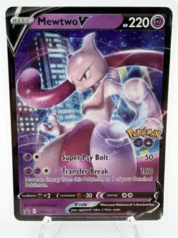 Mewtwo V SWSH223 Promo SWSH: Sword & Shield Promo Cards NM - Image 2