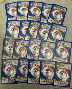 Vintage Pokemon Cards Base Set Lot 20 Cards MP/HP - Image 2