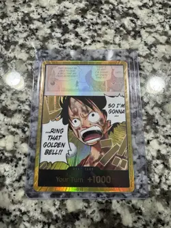 Luffy Gold Don One Piece Card - Image 1