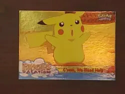 Topps Pokemon the First Movie Card: 1st Run - Foil "C'mon, We Need Help" NM/LP - Image 1
